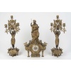 Une garniture de cheminée de style Egypte Antique, fin XIXème siècle 15