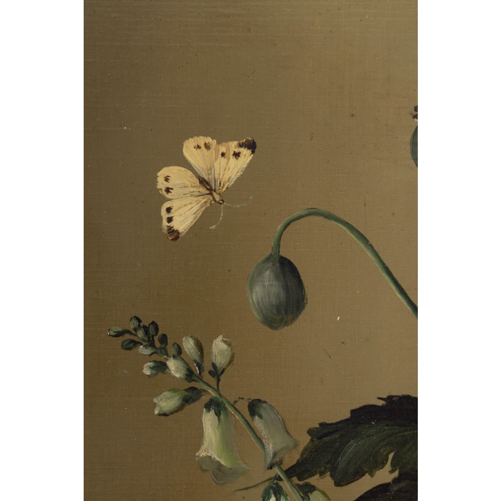 Ecole française de la fin du XIXème début XXème siècle, nature morte au bouquet 10