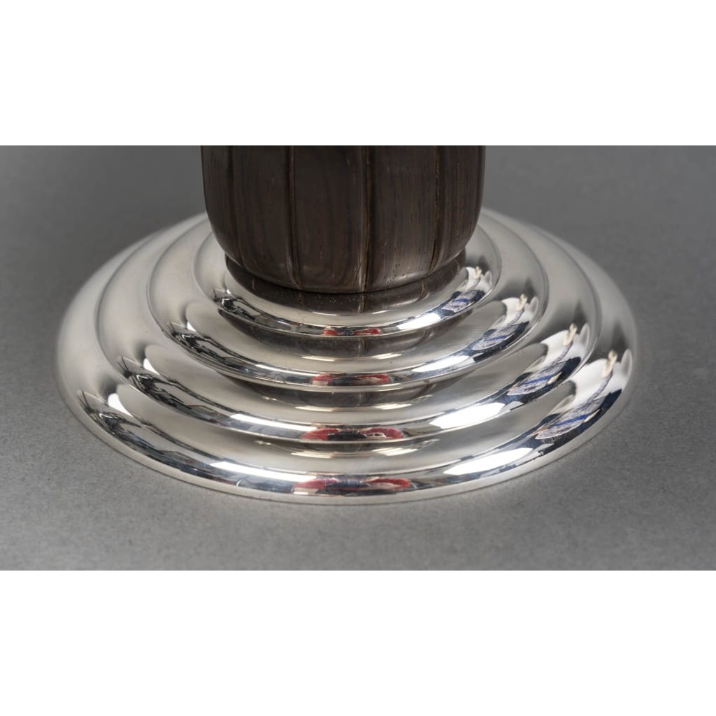 JEAN PUIFORCAT – CENTRE DE TABLE en argent massif ART DECO vers 1930 7
