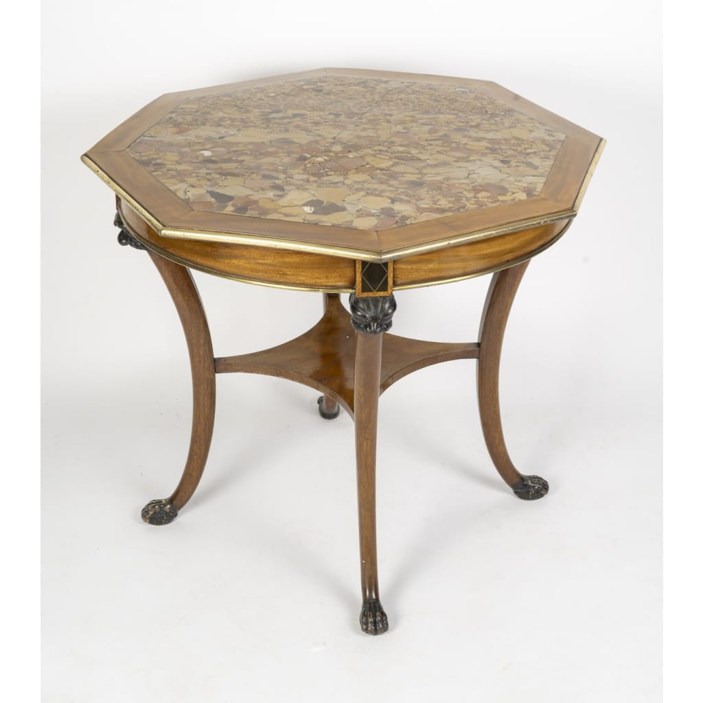 Table de salon Directoire. Circa 1820 2