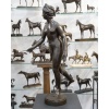 Sculpture – Diane Chasseresse , Jean – Antoine Houdon (1741-1828) – Bronze 12