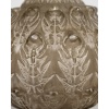 Vase « Fougères » verre blanc patiné gris de René LALIQUE 11