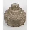 Vase « Fougères » verre blanc patiné gris de René LALIQUE 10