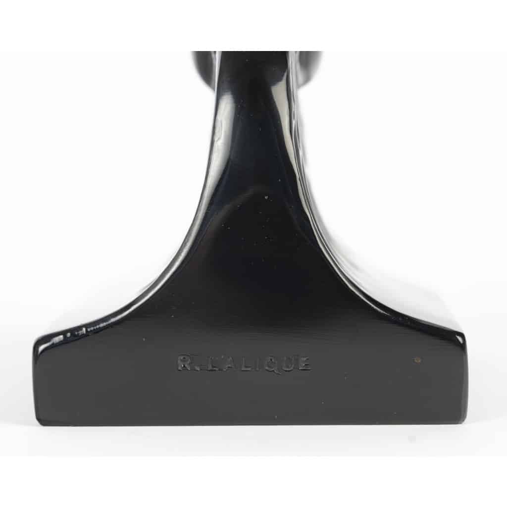 Presse-Papiers « Deux Aigles » verre ambre foncé de René LALIQUE 8