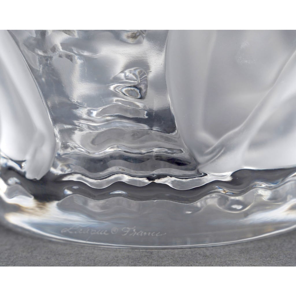Vase « Ondines » cristal de LALIQUE 10