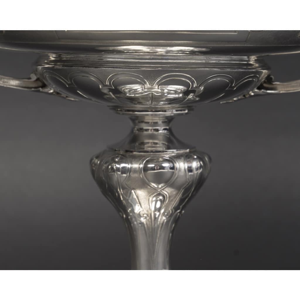 Gustave ODIOT – Centre de table en argent massif néoclassique XIXe 4