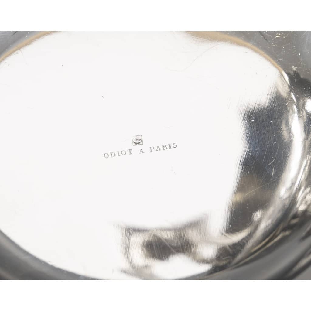Gustave ODIOT – Centre de table en argent massif néoclassique XIXe 10