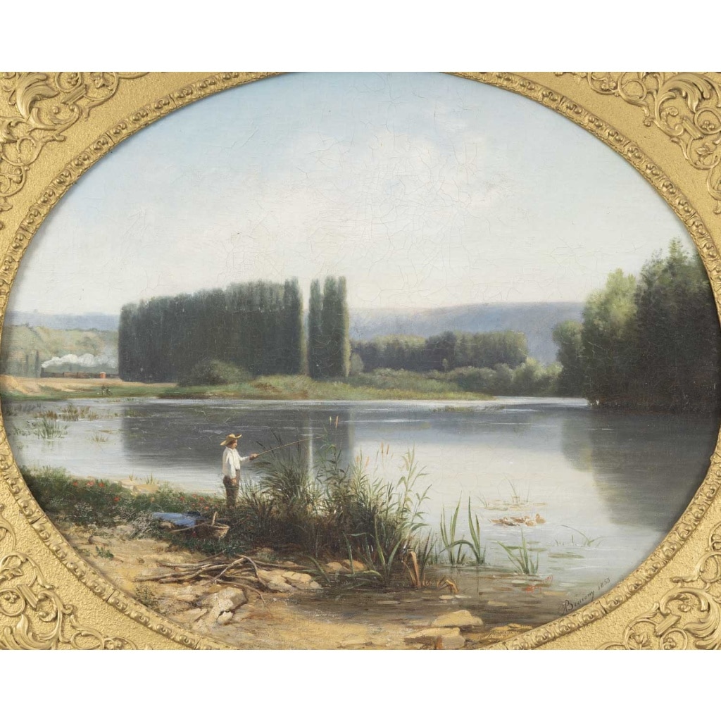 Armand BRACONY (1825-1894) Le lac 2