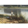 Armand BRACONY (1825-1894) Le lac 12