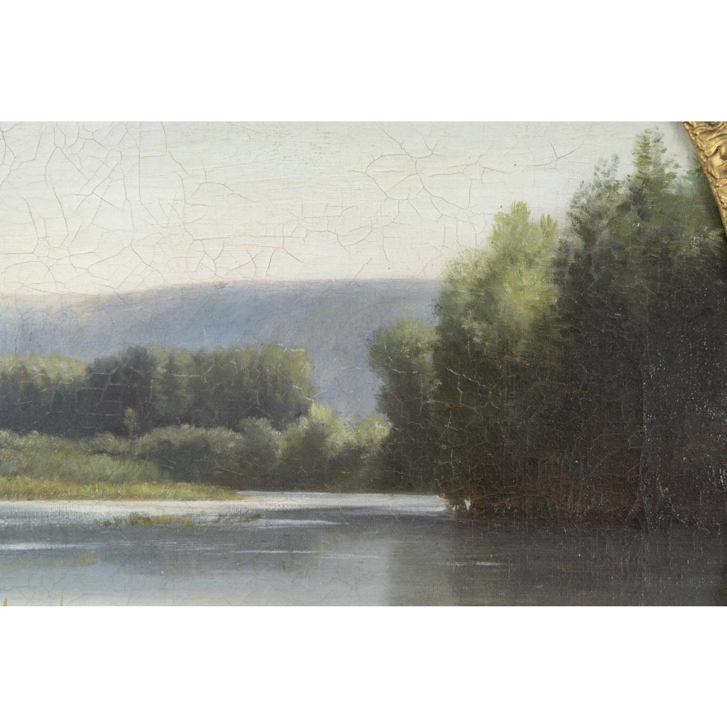 Armand BRACONY (1825-1894) Le lac 5