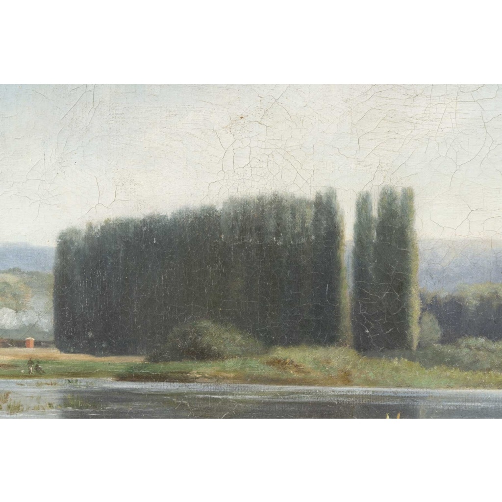 Armand BRACONY (1825-1894) Le lac 6