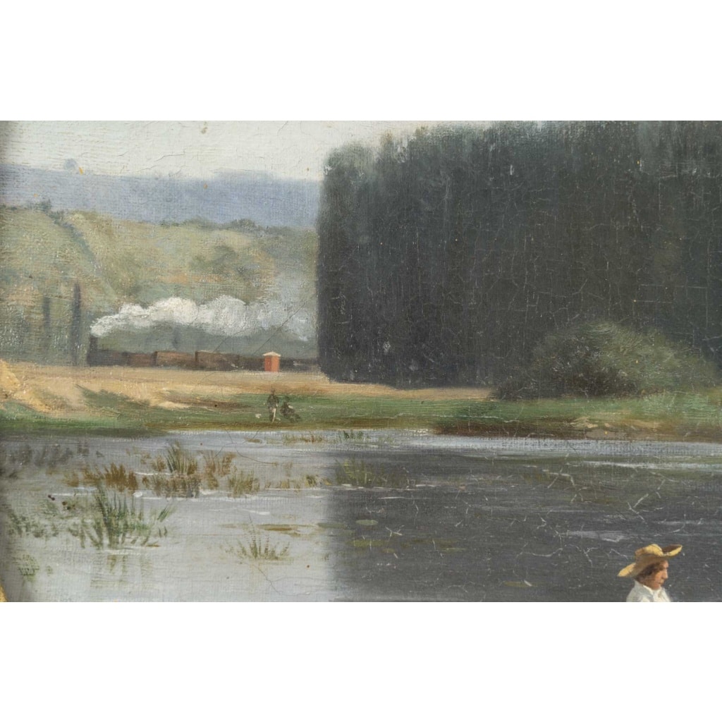 Armand BRACONY (1825-1894) Le lac 8