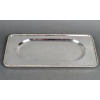 Plateau Moderniste Art Déco métal argenté martelé de Jean DESPRES 11