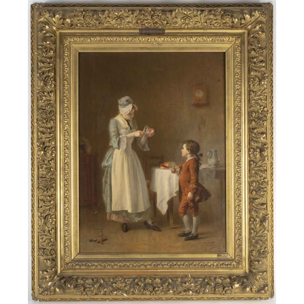 Pierre Joseph TOUSSAINT (1822-1888) La tartine 3 Pierre Joseph TOUSSAINT (1822-1888) La tartine 3