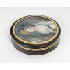 Boite en écaille orné d’une miniature de femme, 19 ème siècle. 12