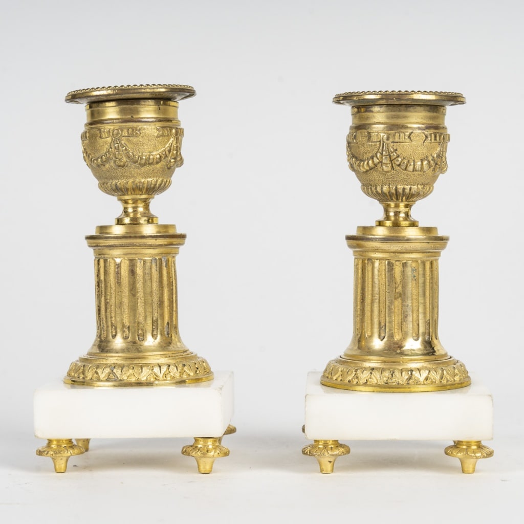 Une Petite Garniture De Cheminée Miniature, Fin XIXème Siècle 10