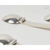 5 cuillers à moka en argent massif Art Déco 22