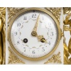 Une Garniture En Bronze Doré Et Marbre Blanc; XIXème Siècle 18