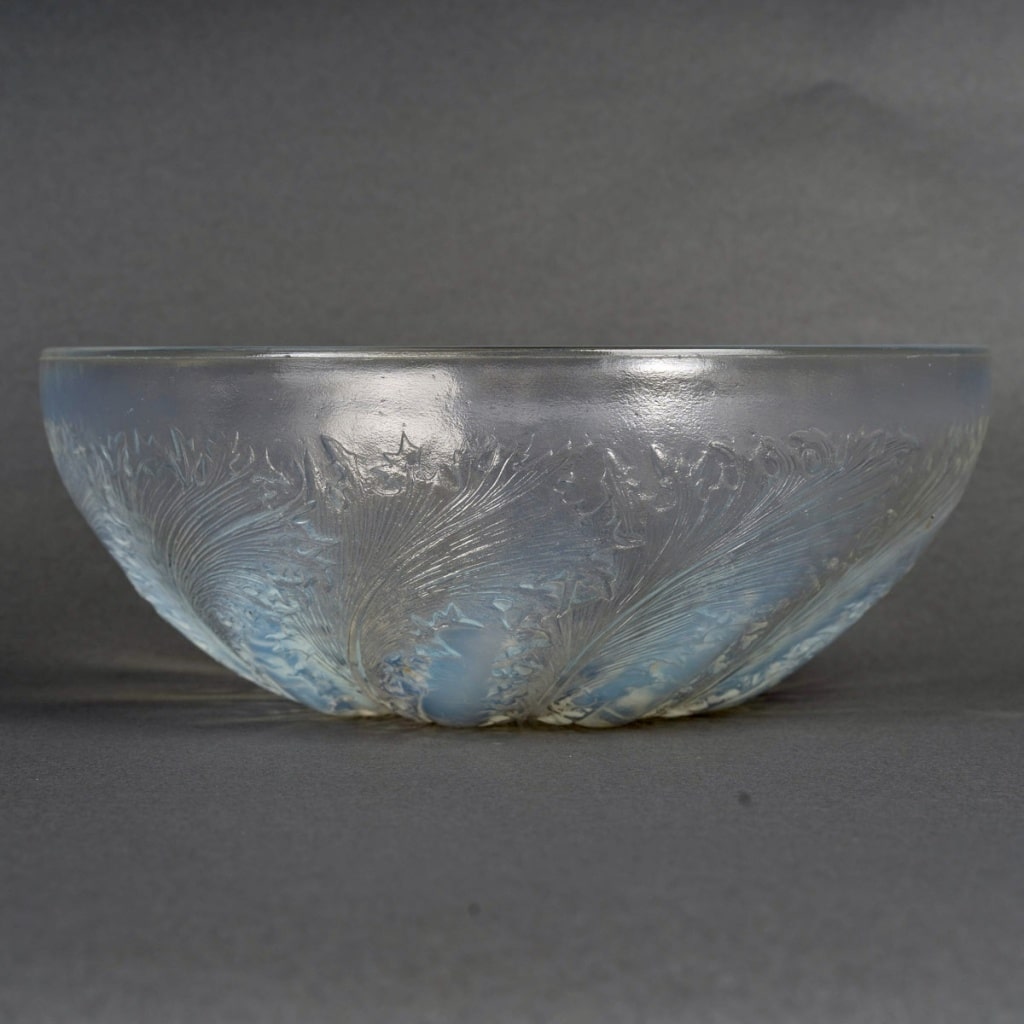 Coupe « Chicorée » verre opalescent de René LALIQUE 4