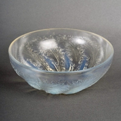 Coupe « Chicorée » verre opalescent de René LALIQUE