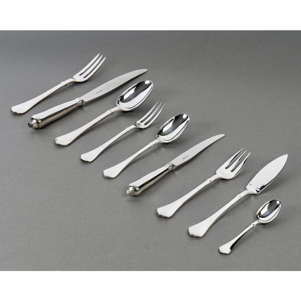 Ménagère « Cardinal » métal argenté de PUIFORCAT – 110 Pièces 2