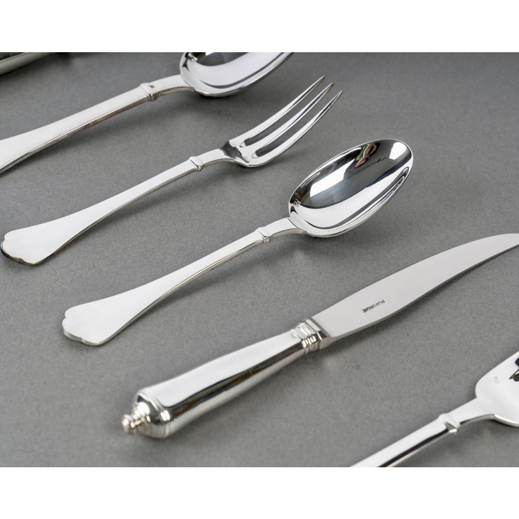 Ménagère « Cardinal » métal argenté de PUIFORCAT – 110 Pièces 4
