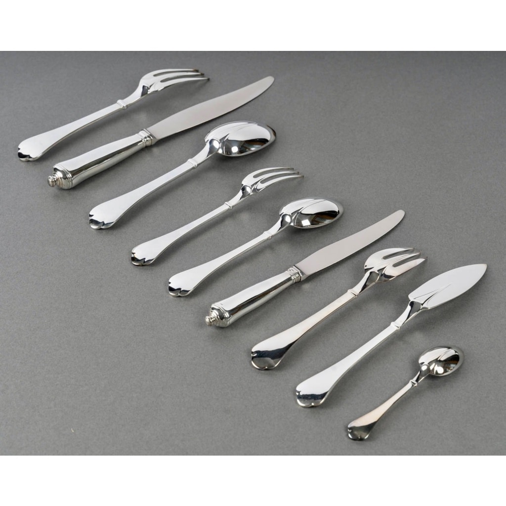 Ménagère « Cardinal » métal argenté de PUIFORCAT – 110 Pièces 9