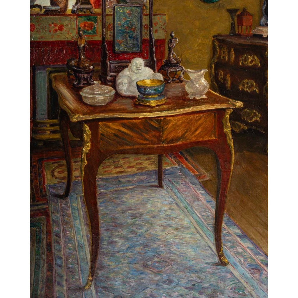 Pierre Bracquemond (1870–1926) Intérieur d’un Collectionneur Parisien Huile sur toile vers 1906 4 Pierre Bracquemond (1870–1926) Intérieur d’un Collectionneur Parisien Huile sur toile vers 1906 4