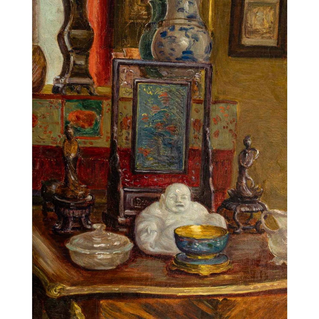 Pierre Bracquemond (1870–1926) Intérieur d’un Collectionneur Parisien Huile sur toile vers 1906 5 Pierre Bracquemond (1870–1926) Intérieur d’un Collectionneur Parisien Huile sur toile vers 1906 5