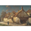 Alphonse Lecoz (1833–1914) Un Hameau au Bord de la Rivière Huile sur toile vers 1880–1890 13 Alphonse Lecoz (1833–1914) Un Hameau au Bord de la Rivière Huile sur toile vers 1880–1890 13
