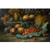 Sureau – Nature Morte aux Fruits huile sur toile de la fin du XIXeme siècle 14 Sureau – Nature Morte aux Fruits huile sur toile de la fin du XIXeme siècle 14