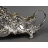JARDINIERE ROCAILLE EN ARGENT MASSIF INTERIEUR EN LAITON EPOQUE NAPOLEON III 20