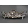 JARDINIERE ROCAILLE EN ARGENT MASSIF INTERIEUR EN LAITON EPOQUE NAPOLEON III 25