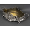 JARDINIERE ROCAILLE EN ARGENT MASSIF INTERIEUR EN LAITON EPOQUE NAPOLEON III 26