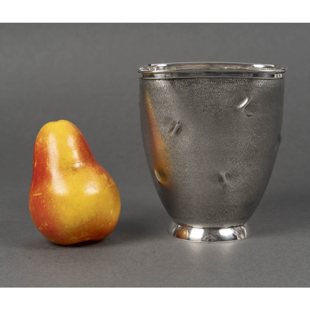 Vase en argent massif Italie, Alessandria, CESA SC (poinçon 1 AL) Circa 1990 3