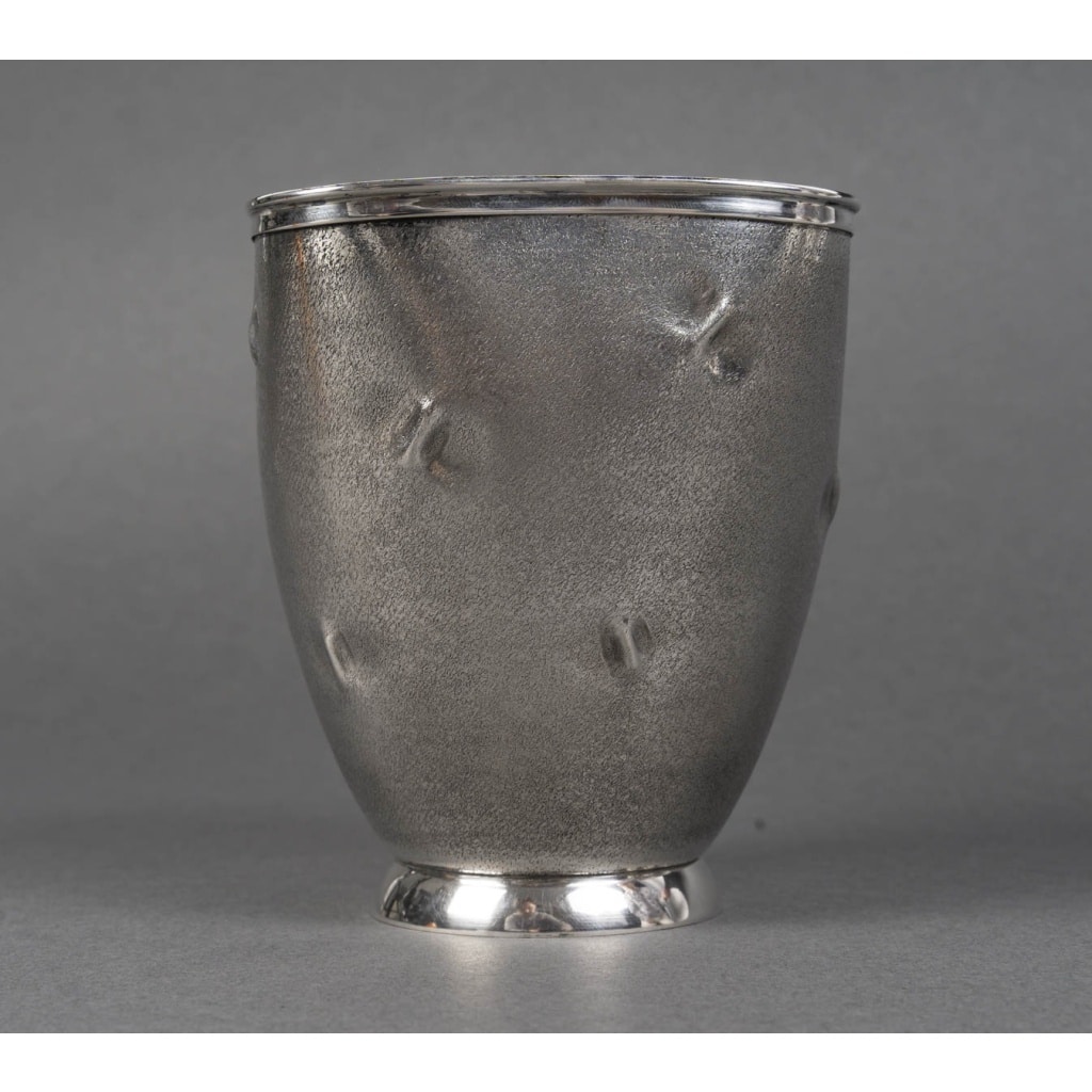 Vase en argent massif Italie, Alessandria, CESA SC (poinçon 1 AL) Circa 1990 4