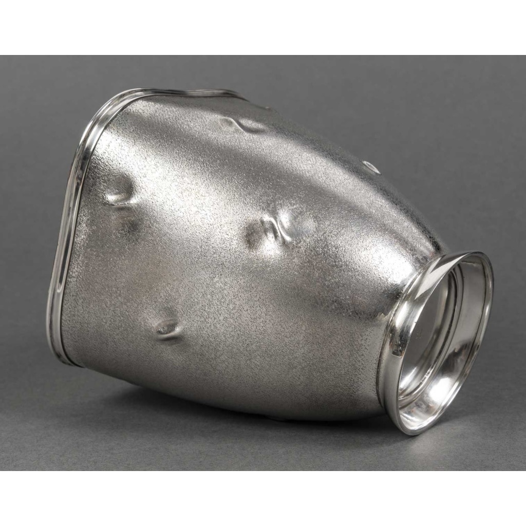 Vase en argent massif Italie, Alessandria, CESA SC (poinçon 1 AL) Circa 1990 9