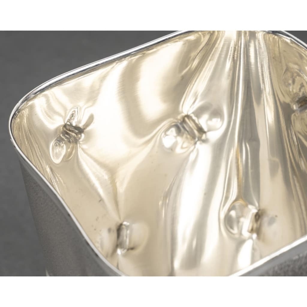 Vase en argent massif Italie, Alessandria, CESA SC (poinçon 1 AL) Circa 1990 14