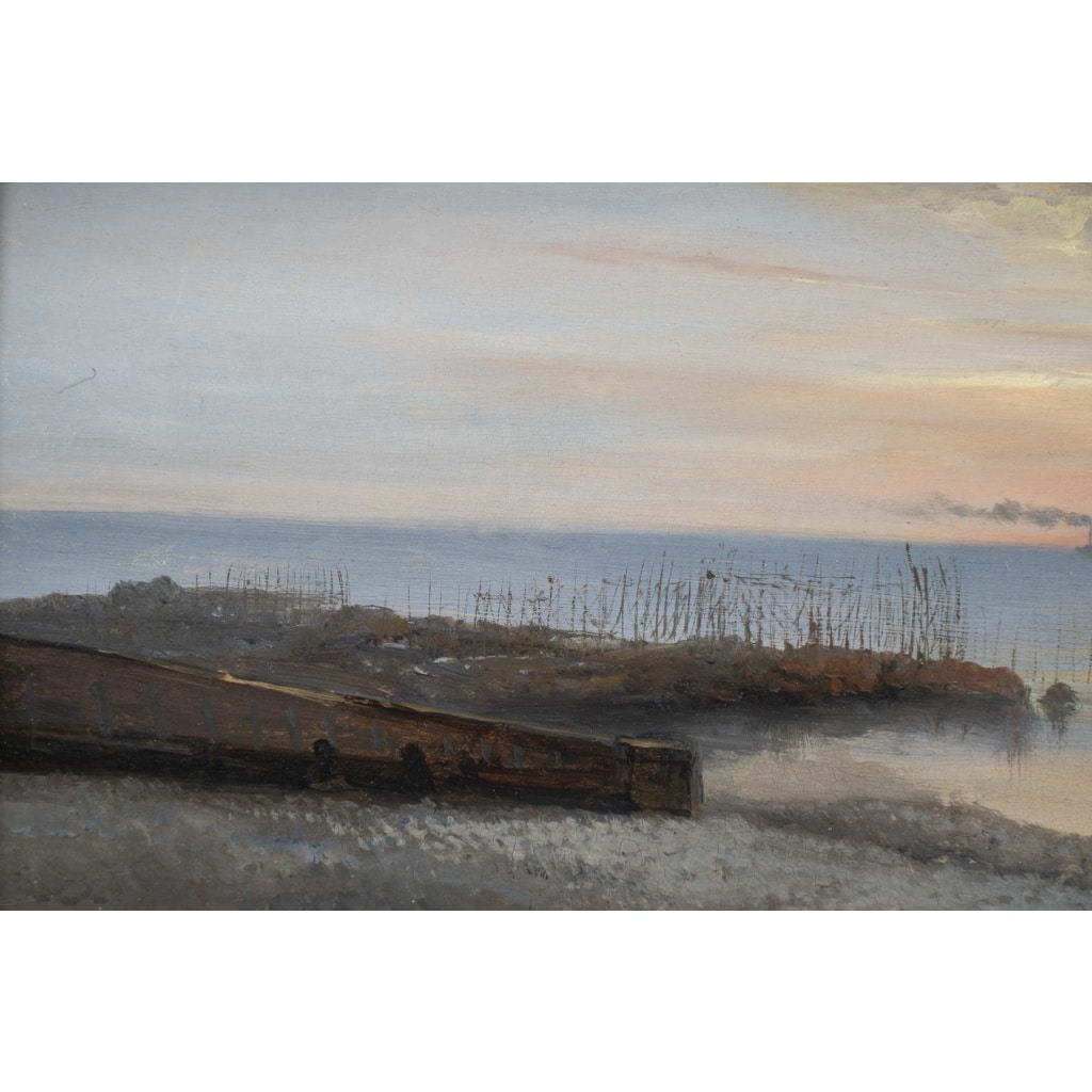 Jean Marie Auguste JUGELET ( 1805 – 1874) vue de Dieppe, 1872 7