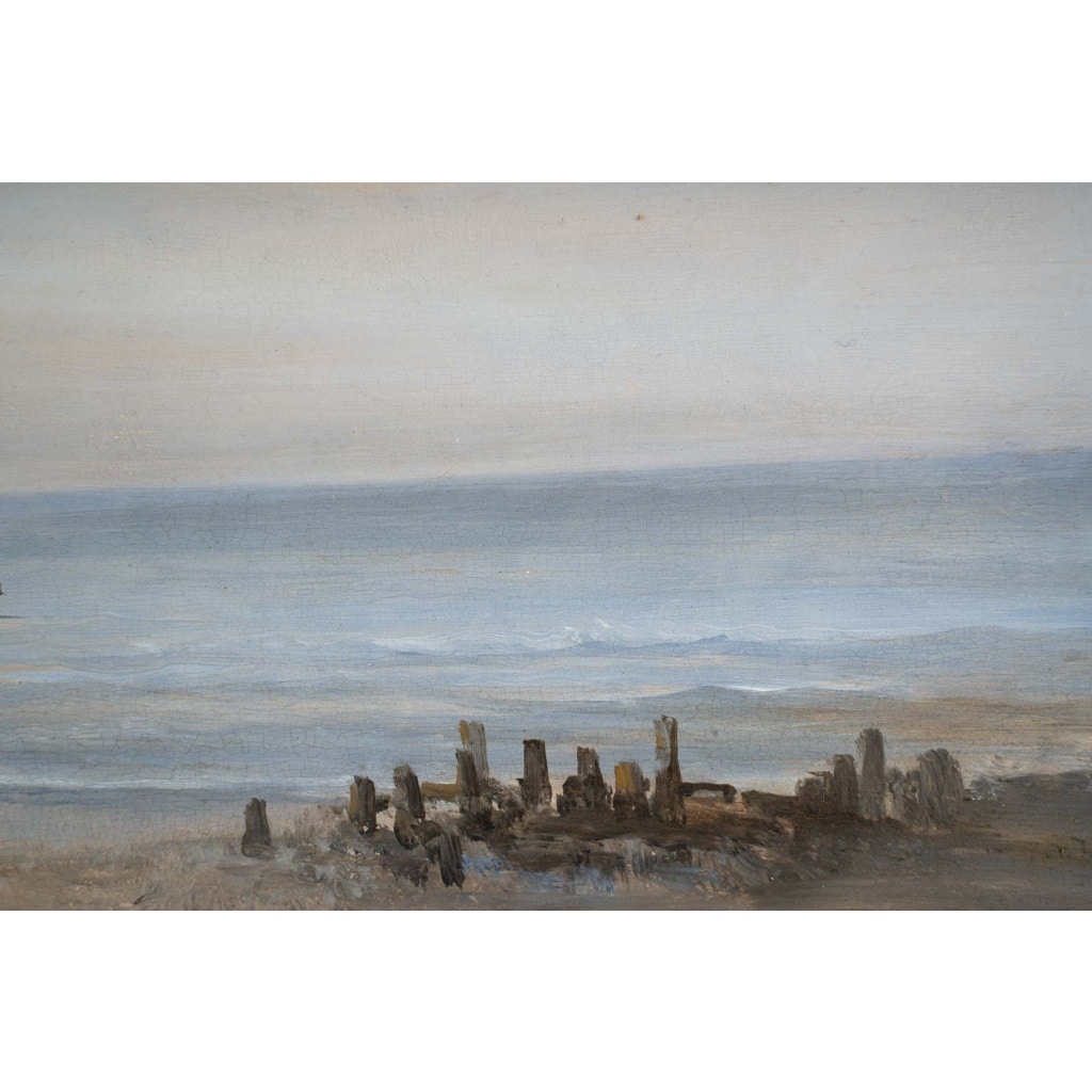Jean Marie Auguste JUGELET ( 1805 – 1874) vue de Dieppe, 1872 6