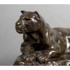 Sculpture – Panthère de Tunis N°2 , Antoine – Louis Barye (1795-1875) – Bronze 12