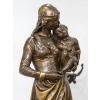 Sculpture – Clotilde de Surville , Jean Gautherin (1840-1890) – Bronze 23
