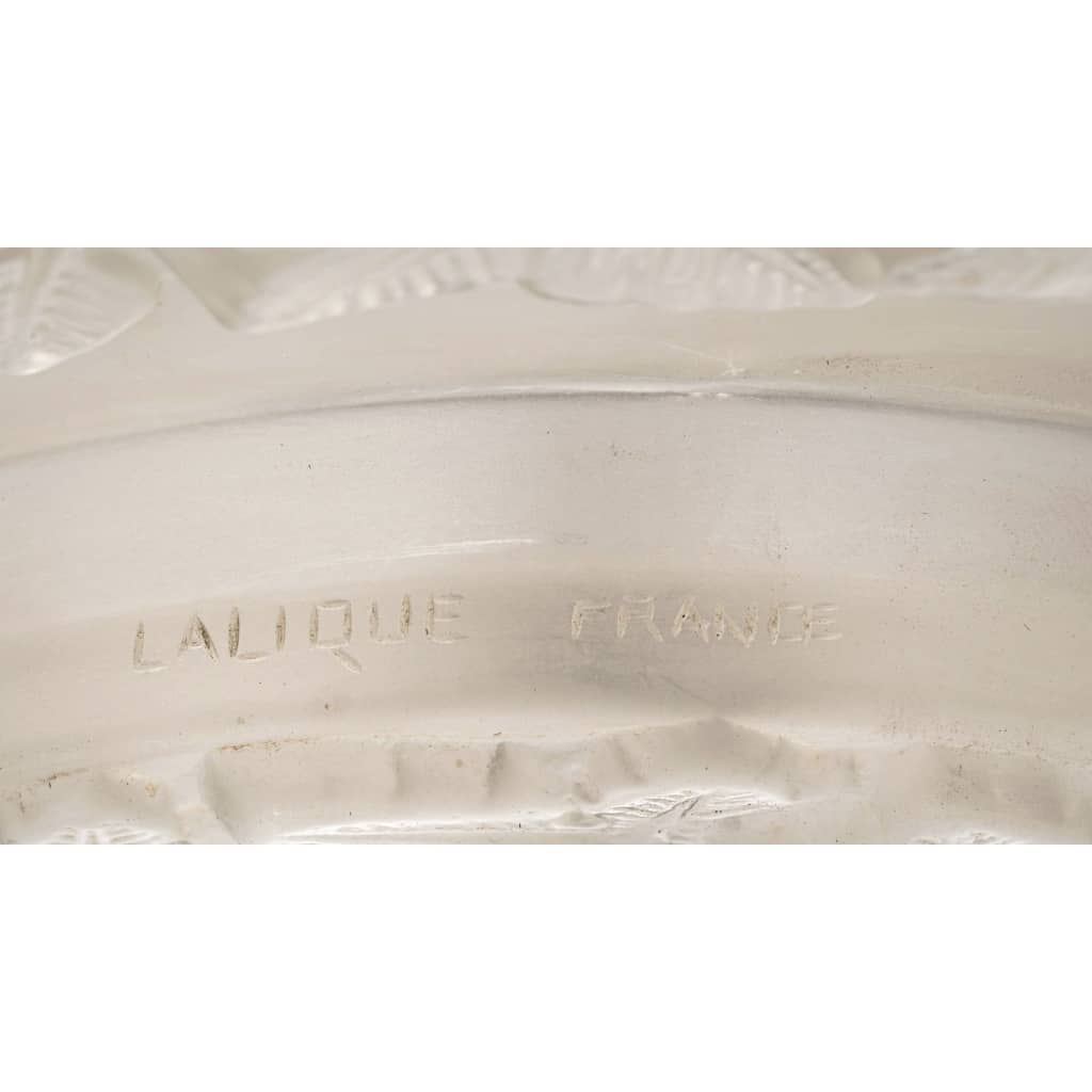 Lustre « Faune » verre blanc de Marc LALIQUE 6
