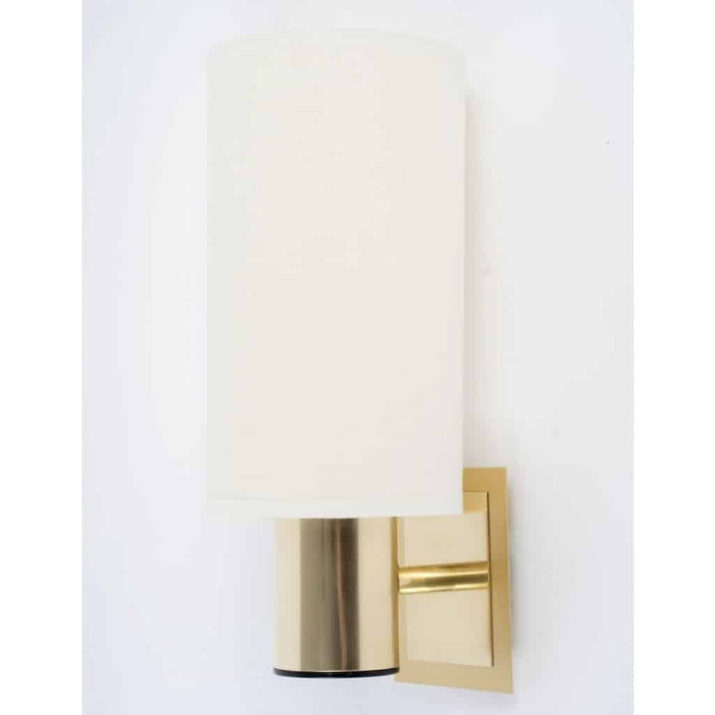 Paire d’appliques en laiton Gaetano Sciolari des années 1960 7