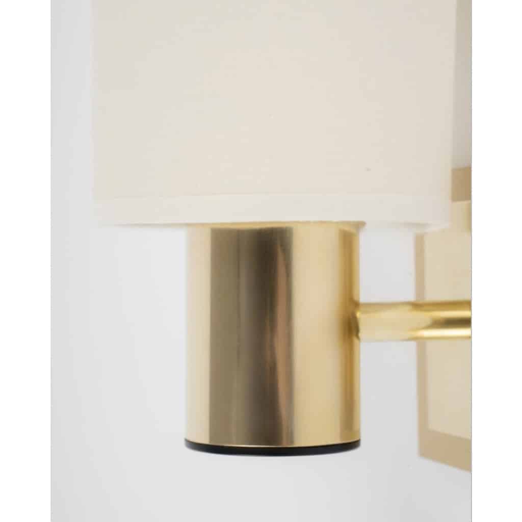 Paire d’appliques en laiton Gaetano Sciolari des années 1960 5