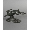 Sculpture – Le Lièvre Courant , Alfred Barye (1839-1882) – Bronze 15
