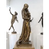 Sculpture – Clotilde de Surville , Jean Gautherin (1840-1890) – Bronze 22