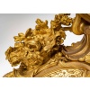 Garniture de cheminée en bronze doré, PICARD, fin XIXème siècle 27