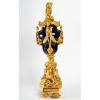 Une Pendule En Porcelaine Et Bronze Doré Fin XIXème Siècle 24