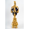 Une Pendule En Porcelaine Et Bronze Doré Fin XIXème Siècle 21
